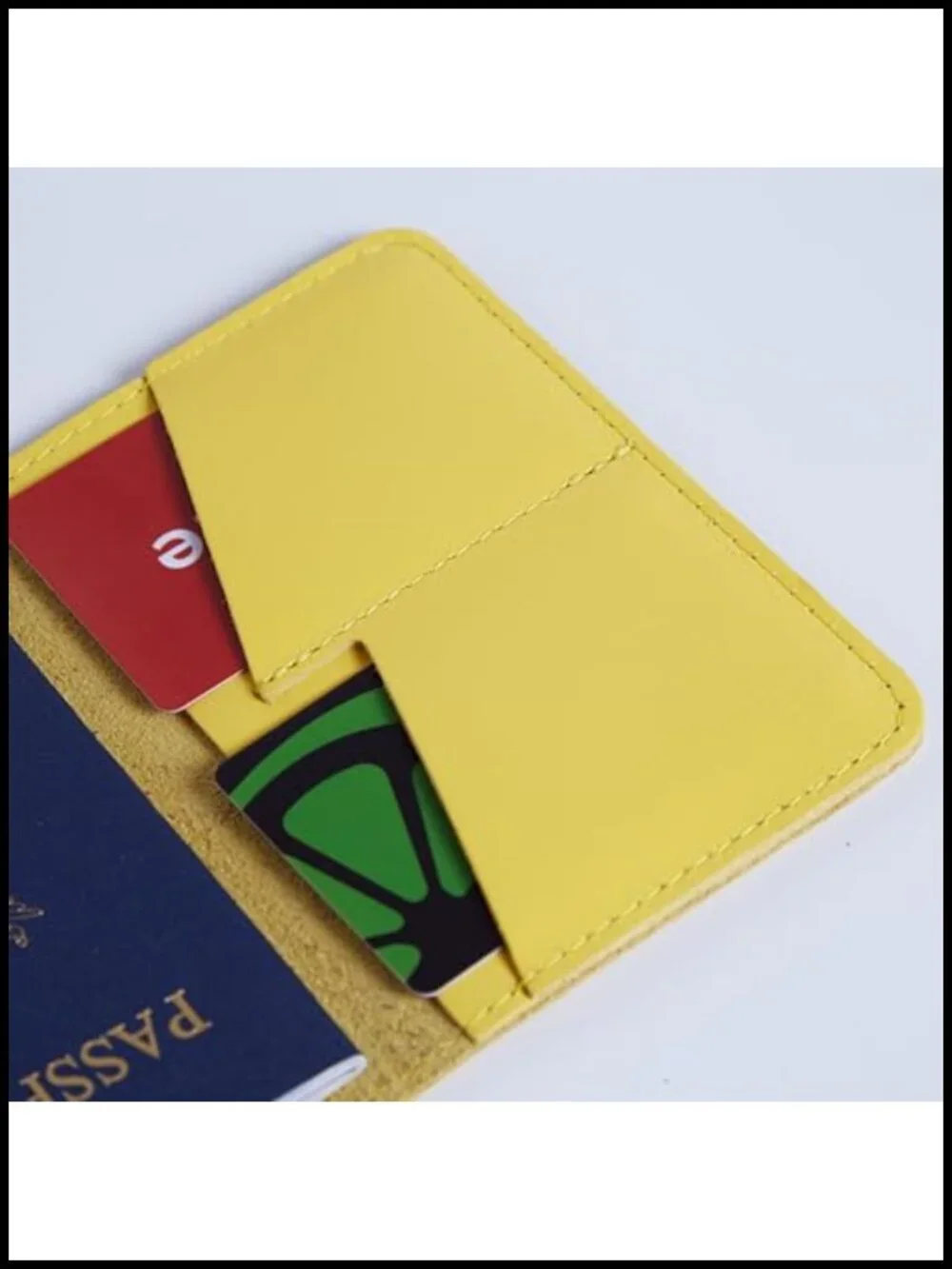 Genuine Leather Passport Holder for Travel Men Women Sleeve Protector Wallet